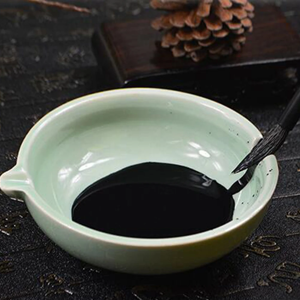 

Sauce Dish Painting Calligraphy Ink Dish Chinese Brush Pen Rest