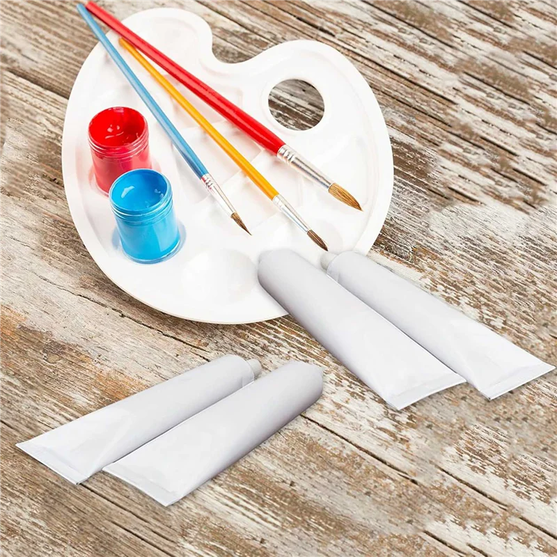 ABDJ-20 قطعة أنابيب طلاء ألومنيوم فارغة، أنابيب طلاء 60 مل لتخزين طلاء الأكريليك والألوان المائية والغواش والزيوت