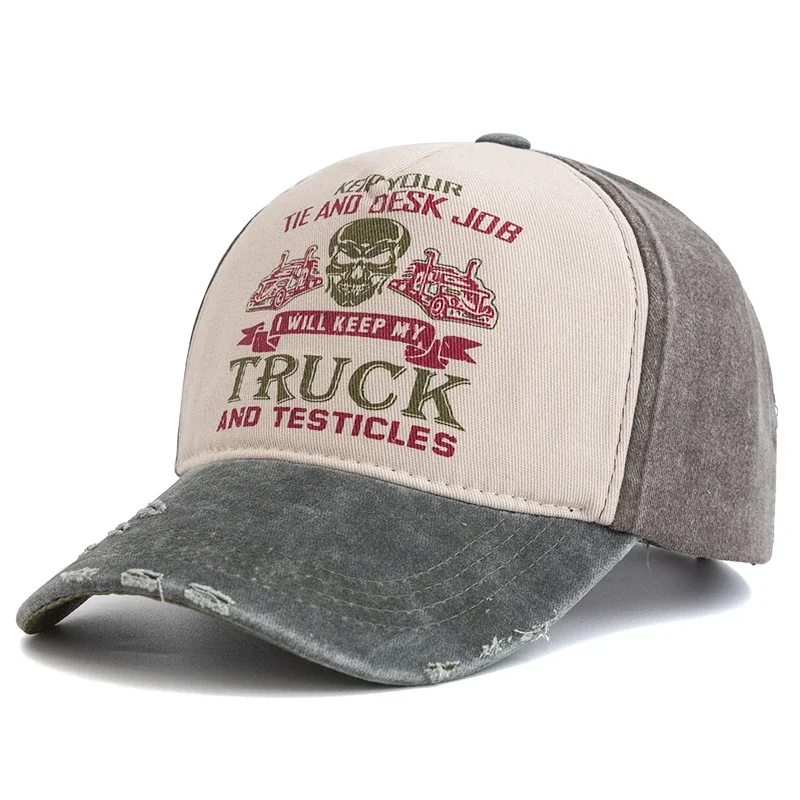 Лидер продаж, унисекс, стираная хлопковая кепка с принтом головы черепа, потертая бейсболка для мужчин и женщин, повседневная уличная модная шапка для папы