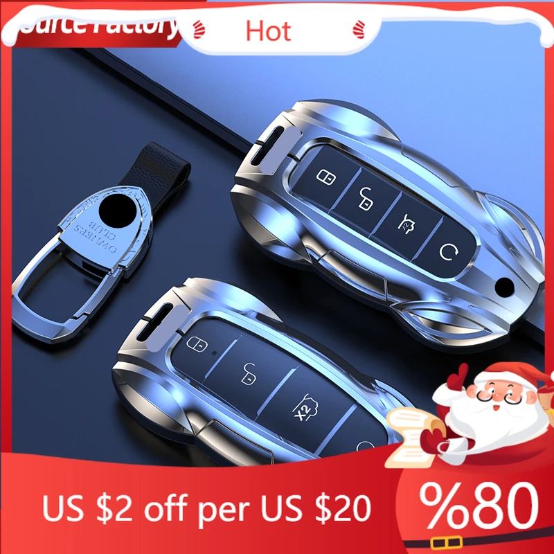 

Interior Mouldings Metal Car Remote Key Cover Case Holder Shell Fob For BYD New ATTO 3 Atto 2 Song Pro Shark 6 Dolphin Mini Seal