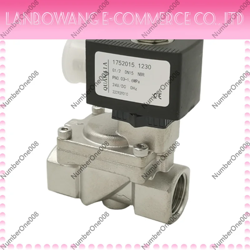 1752 Series SS304 Stainless Steel Pilot Diaphragm Solenoid Valve 16 bar for Water Air