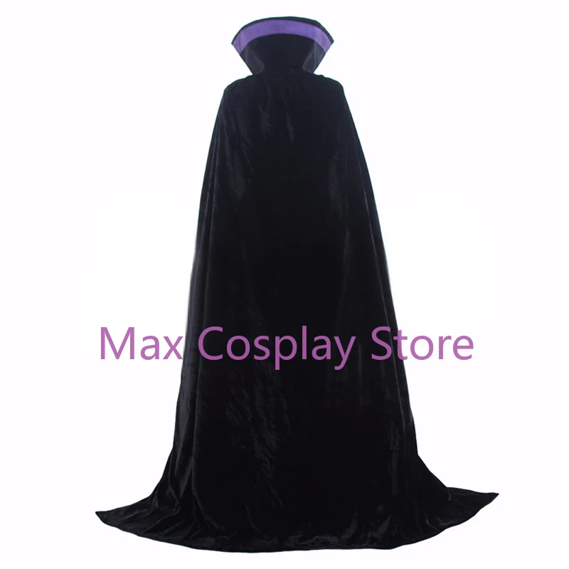 Max Cosplay Costume Evil Queen Cosplay Dress With Cape Customized size