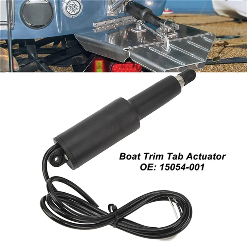 

Lasting Trim Tabs Actuator Assembly, 12V Trim Tab Actuator 101 Standard 2 1/4In Stroke 6Ft Cable 15054‑001 For Lenco Marine