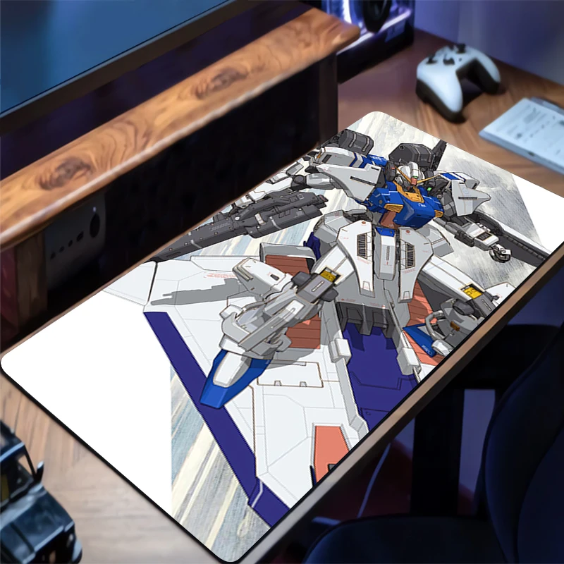 Коврик для мыши Mechanical Warrior Gundam Mk II Резиновый настольный коврик Xxl Коврик для игровой мыши Коврик для клавиатуры Расширенный коврик Нескользящий настольный коврик для мыши