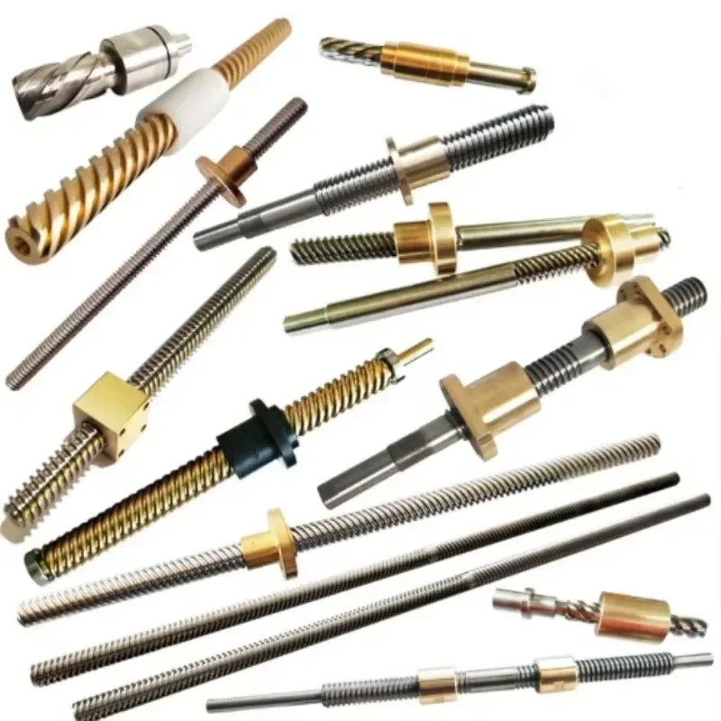 Left and right threaded ball screw T5 T6 T8 T10 T12 T16 T25 T22 T30 T40 stainless steel trapezoidal screw