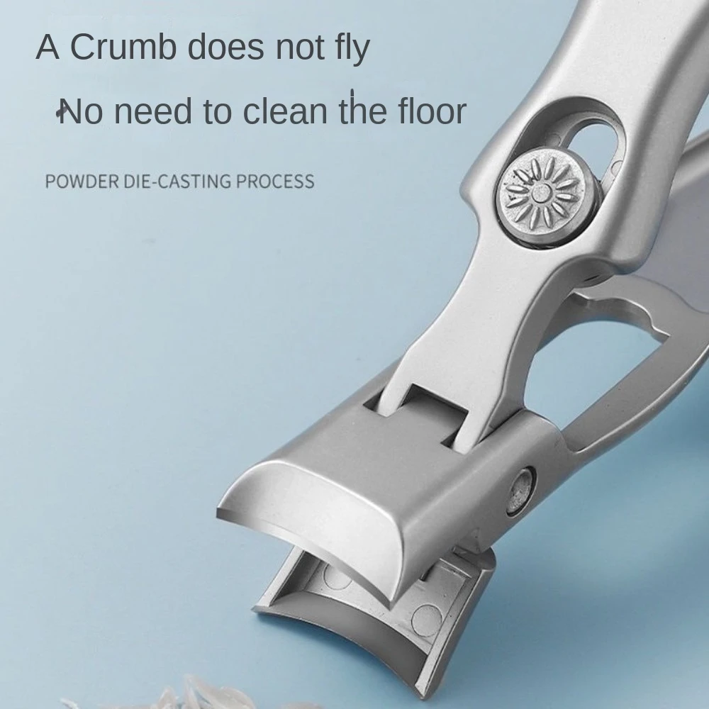 High Quality Single Nail Clippers Splash-proof Large Opening Nail Scissors Portable Stainless Steel Manicure Tools Nail Polish