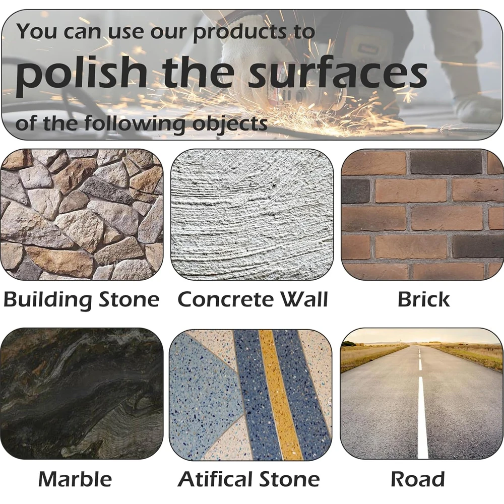 1pc100/125/150/180mm Concrete Stone Ceramic Turbo Diamond Grinding Cup Wheel Disc Stone Ceramic Marble Cutting For Angle Grinder