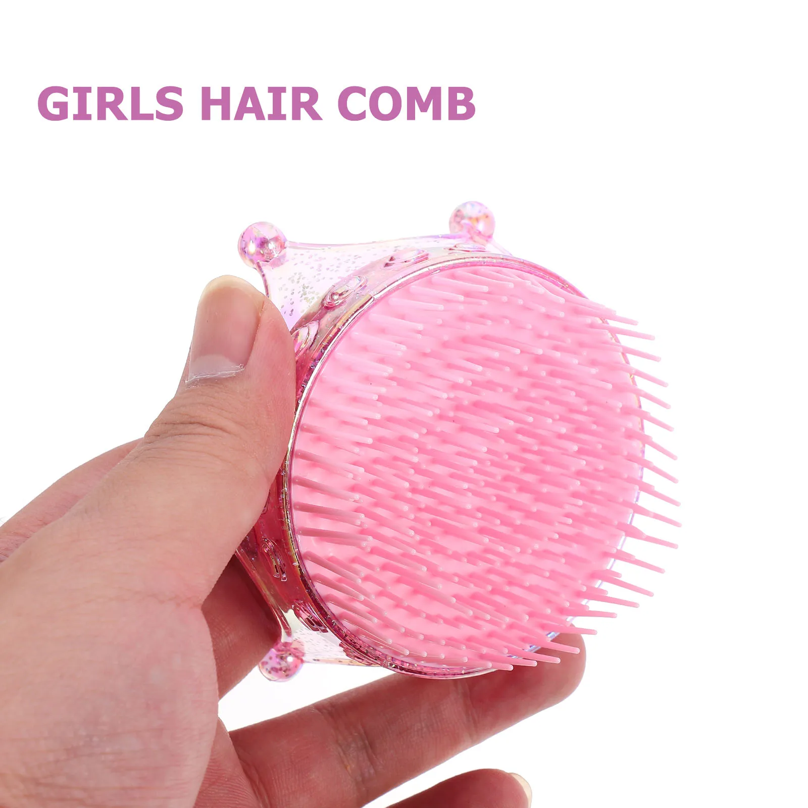 

2PCS Anti-knot Portable Brush Kids Girls Girls Comb Hair Brush Comb Safe Durable Hair Care Hairbrush