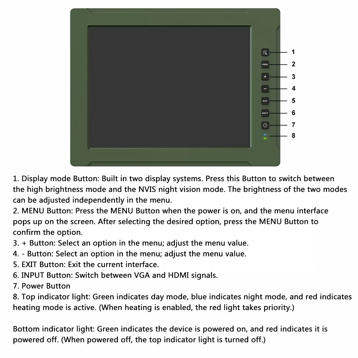 Rugged 10.4 Inch Outdoor Ag+Glass Industrial Touch Screen 1000 Nits IP65 Waterproof Marine/Yachts Displays 4:3 Aspect
