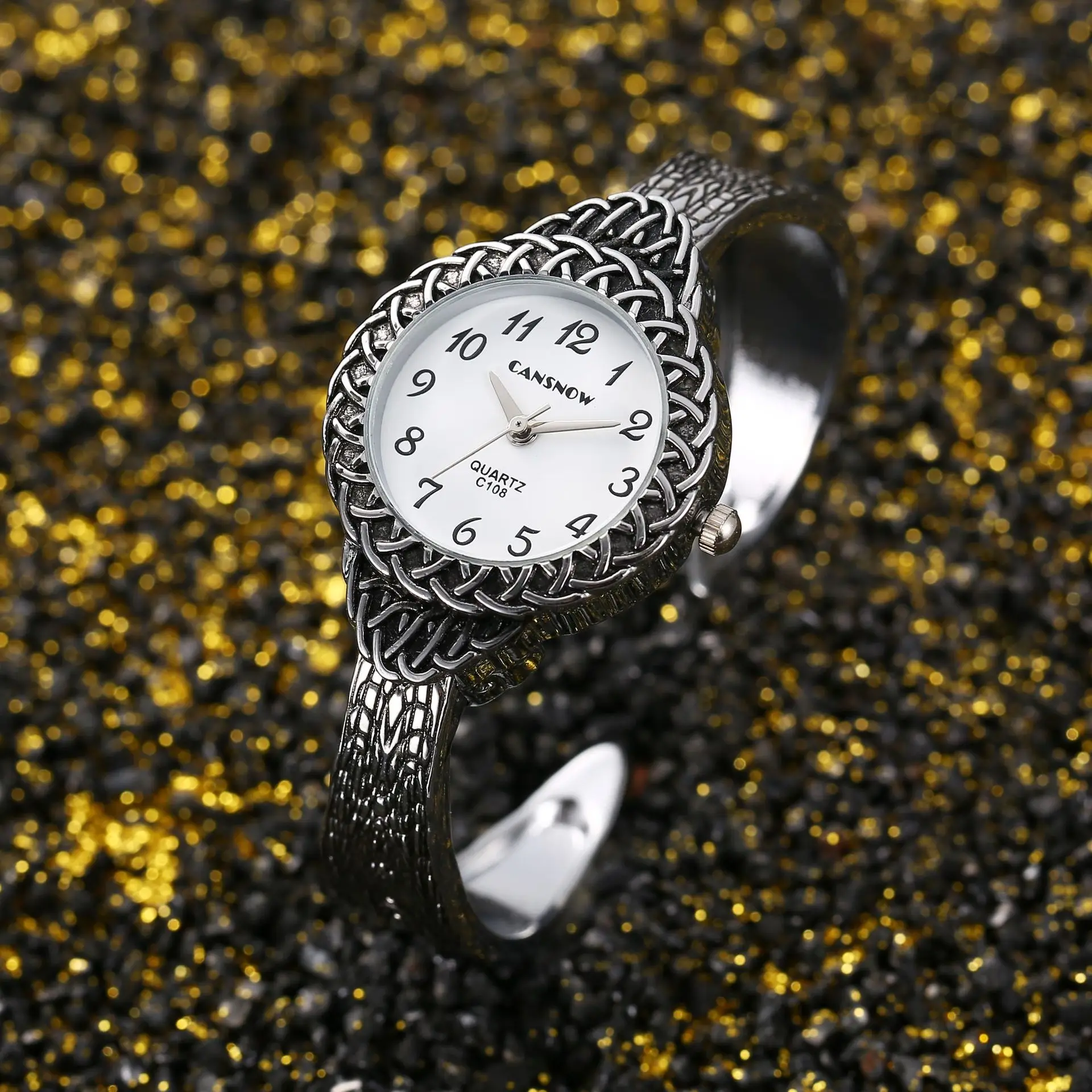 Orologio da polso con cinturino in acciaio argentato oro semplice con diamanti per orologio da donna al quarzo casual da donna Orologio regalo reloj mujer moda