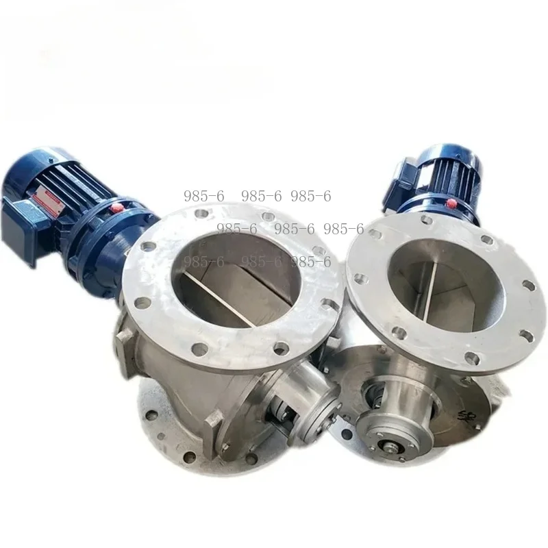 304 Stainless Steel Discharge Rotary Unloading Valve High quality Airlock Feeder