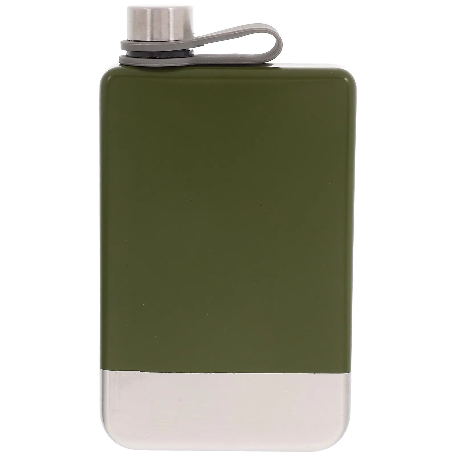 

Flagon Outdoor Portable Flask Metal Mini Spill-proof Stainless Steel Drinking Space-saving
