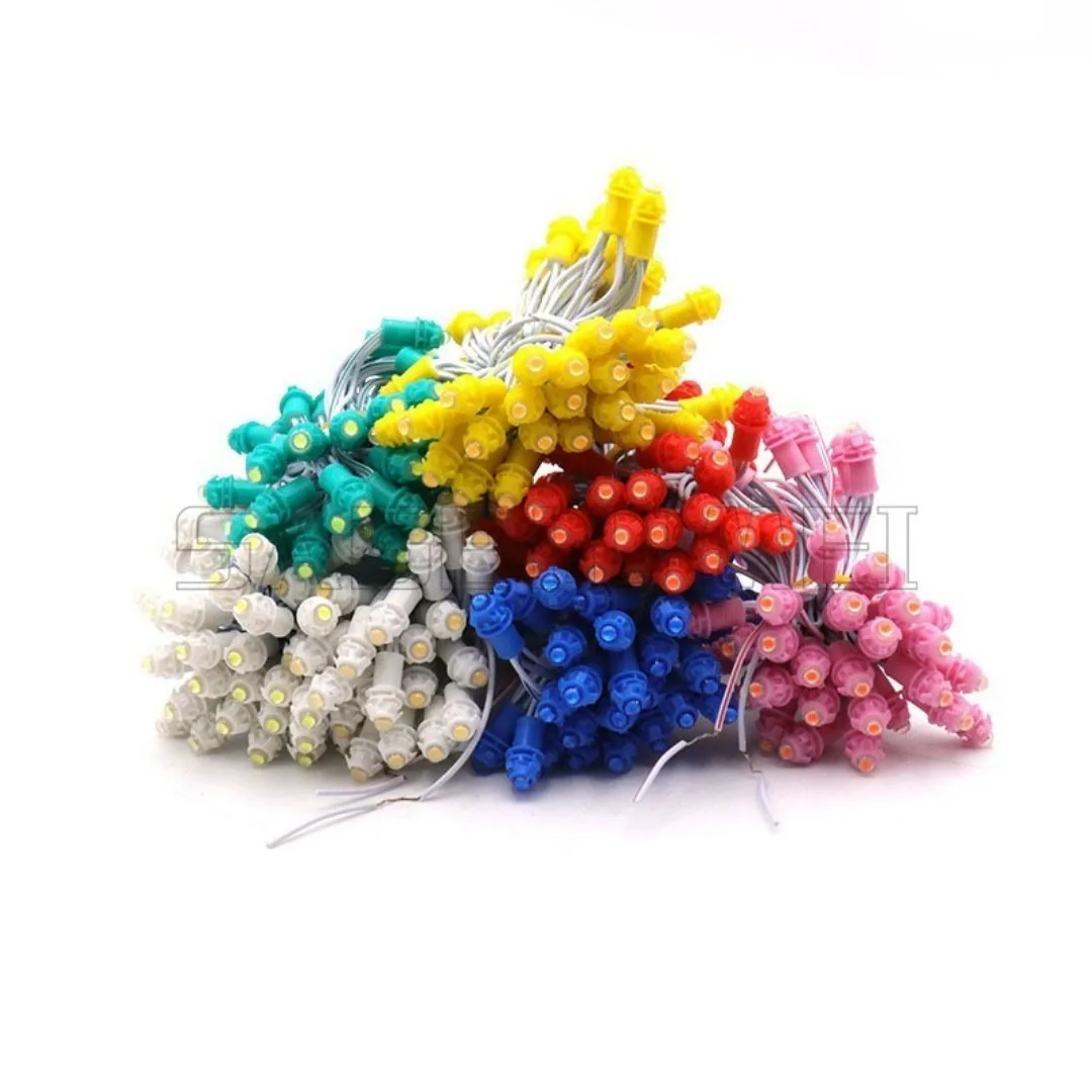 9mm ﻿   単色 50-500 個 DC12V Led モジュール 7 色 Led ライトストリング Led ポイント照明広告ディスプレイ防水 IP67