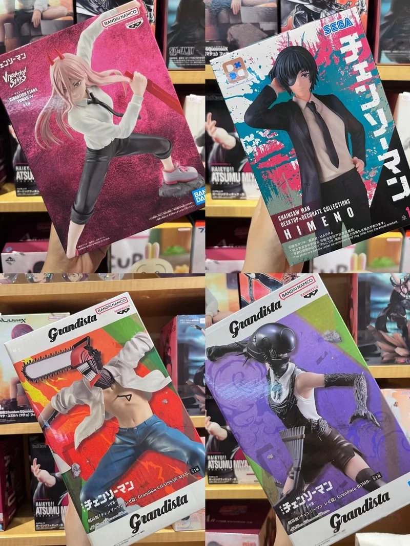 

Горячая подлинная Bandai Banpresto бензопила человек Grandista Reze ПВХ оригинальная аниме фигурка модель гаражный комплект коллекция орнамент подарки