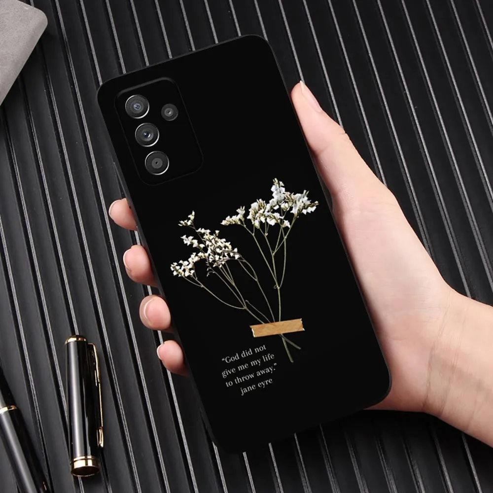 Jane Eyre Phone Case For Samsung Galaxy A13,A21s,A22,A31,A32,A52,A53,A71,A80,A91 Soft Black Phone Cover