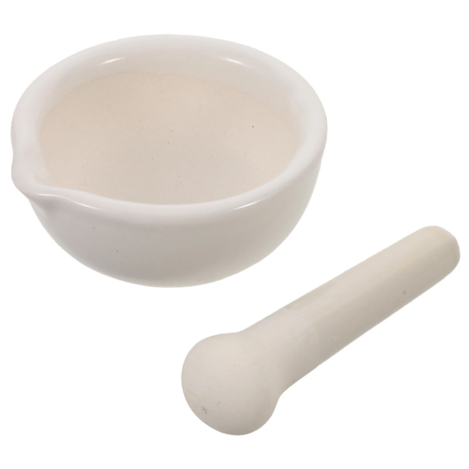 

1Set 10Cm Porcelain Mortar Pestle Manual Ceramic Grinder for Spices Nuts Grains Food Pills Kitchen Seasoning Blends Butter
