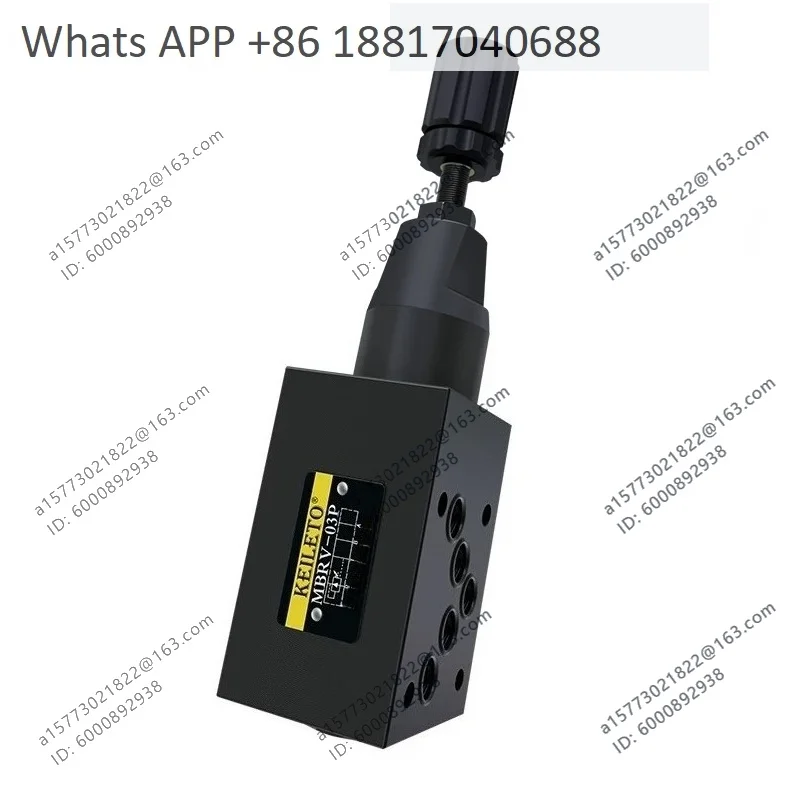 Hydraulic stacked pressure reducing valve MBRV-02P 02A 02B pressure regulating valve MBRV-03P 03A 03B