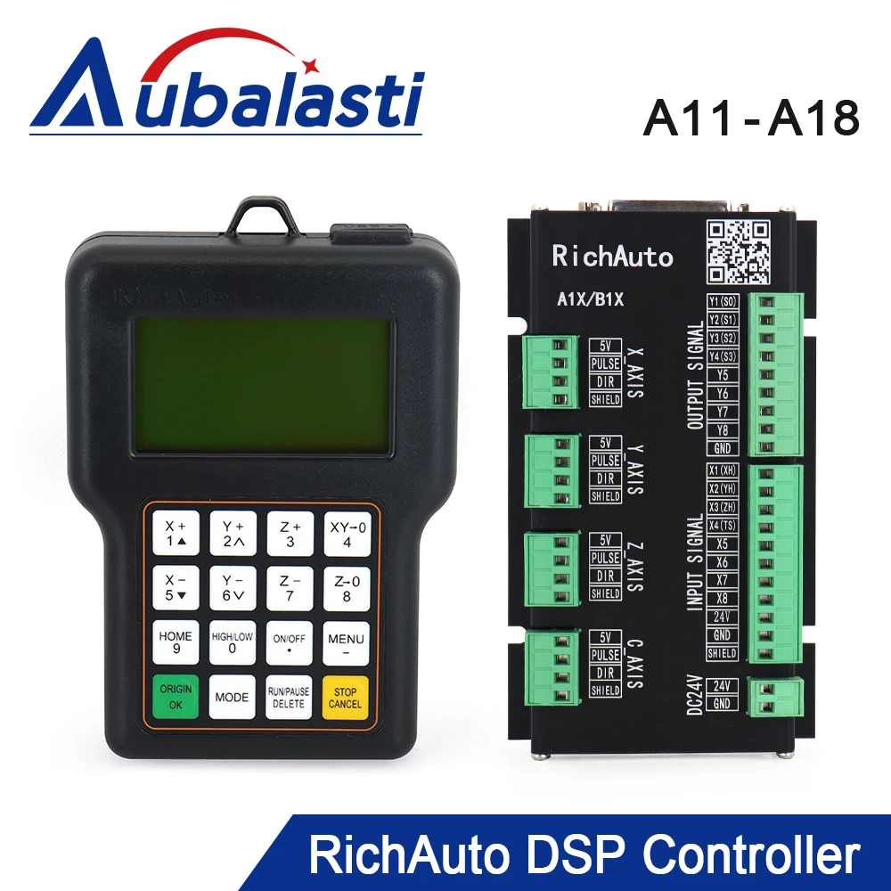 RichAuto CNC Controller DSP A11 A12S A15 A18 3Axis 4Axis or Plasma Controller Automatic Tool Changer for CNC Router Machine