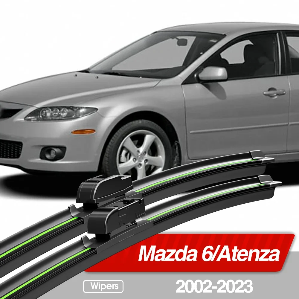 

For Mazda Mazda 6 Atenza GG GH GJ GL 2002-2023 Front Windshield Wiper Blades 2pcs Windscreen Window Accessories 2007 2012 2018