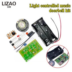 Light Controlled Music Doorbell Kit Electronic Kits to Build Mounting Board Assembly and Soldering Kit