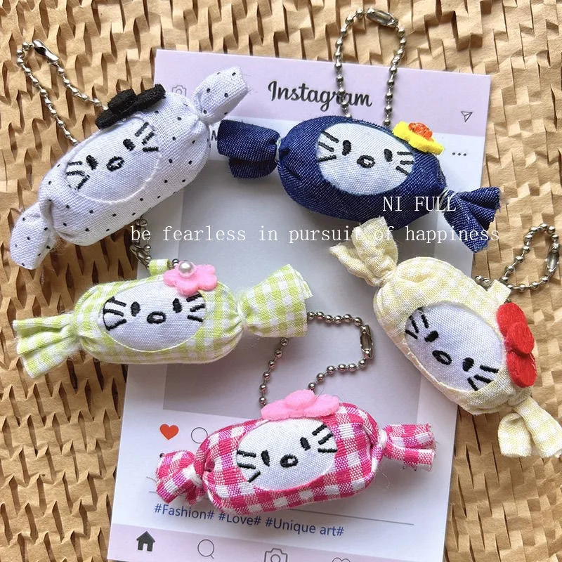 

Hello Kitty Anime Kawaii Sanrio Ins Fashion Colorful Candy Bag Pendants Cute Cartoon Accessories Decoration Toys for Kids