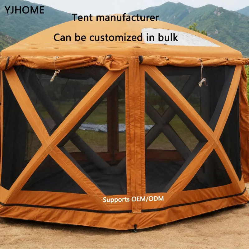 Middle East Arabian Desert Air Tent Suppliers Waterproof Portable Vent Anti-Uv Camping Outdoor Mongolian Yurt Inflatable Tent
