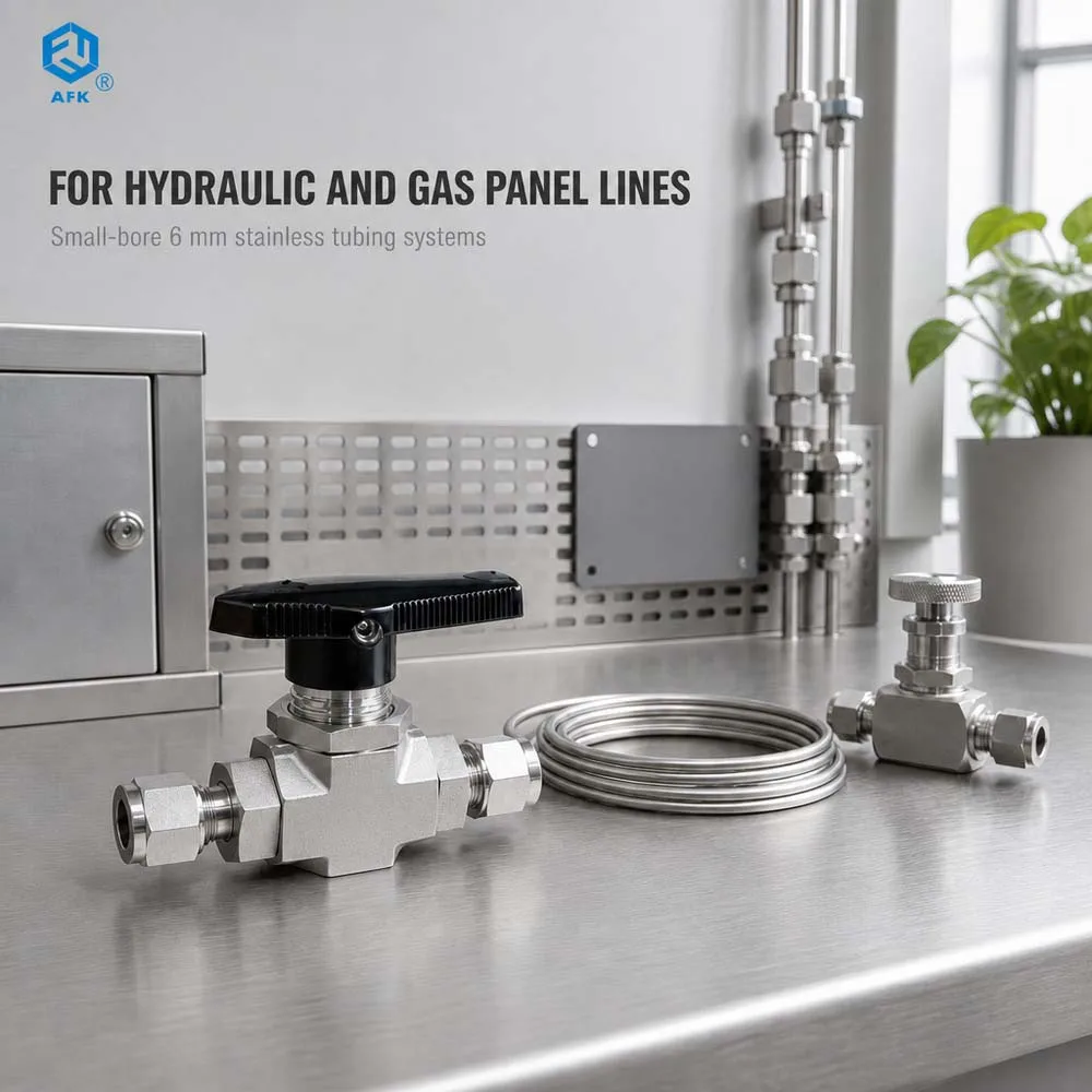 6000psi Instrument Stainless Steel Ball Valve High Pressure High Pressure 2 way Valve