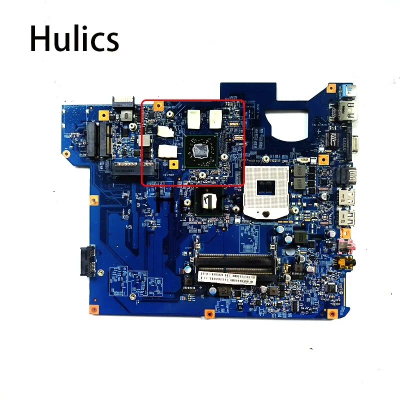 Hulics Used SJV50-CP 09284-1M 48.4GH01.01M HM55 DDR3 Laptop Motherboard For ACER MS2288 Gateway NV59 TJ75 Main Board