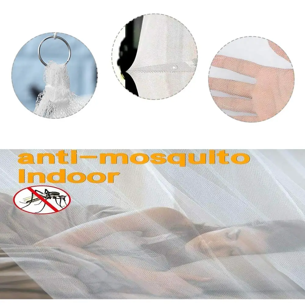 Princess Mosquito Net Canopy Encryption Dome Fly Insect Mesh Repellent Protection Single Entry Bed Decoration Home Decor