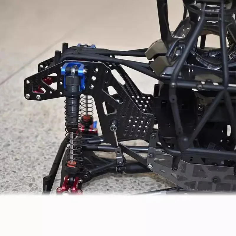 Placa protectora Universal delantera y trasera de fibra de carbono para Losi LMT 4WD, eje sólido Monster Truck 1/8 RC, piezas de mejora de coche, accesorios