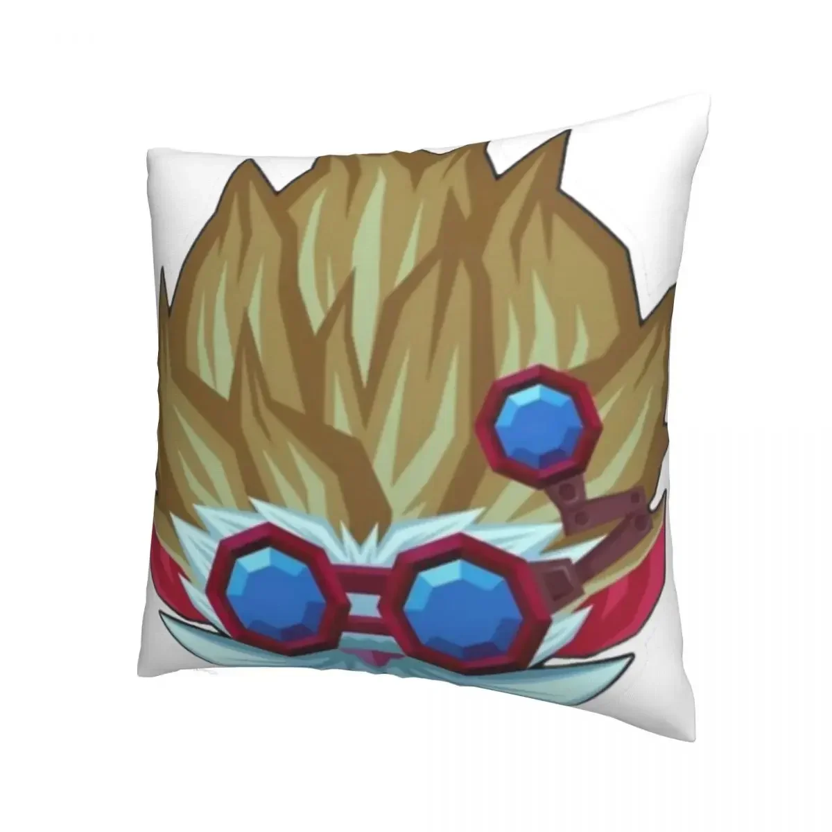 Heimerdinger 던지기 베개 케이스, Arcane 리그 오브 레전드 쿠션, 가정용 소파 의자 장식 포옹 베개 케이스