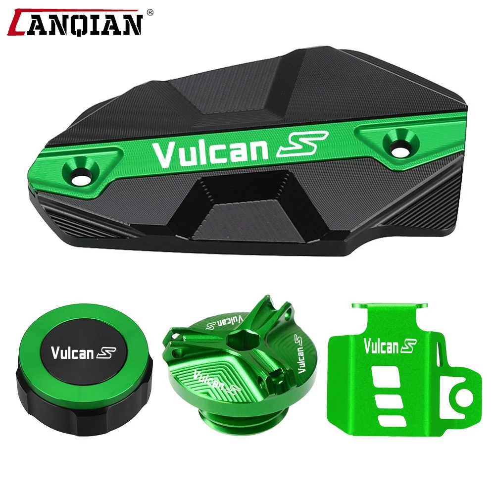 

For KAWASAKI Vulcan S 650 VulcanS 650 VN650 2015-2024 Motorcycle Oil Cap Engine Oil CUP Rear Brake Fluid Reservoir Cap guard