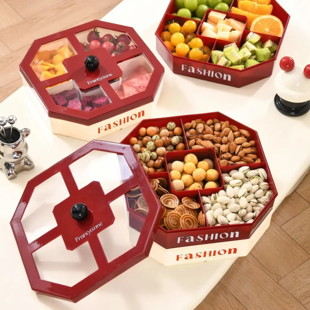 Elegant Home Fruit Plate Creative Snack Storage Container Luxury Serving Tray For Kitchen Dining Table