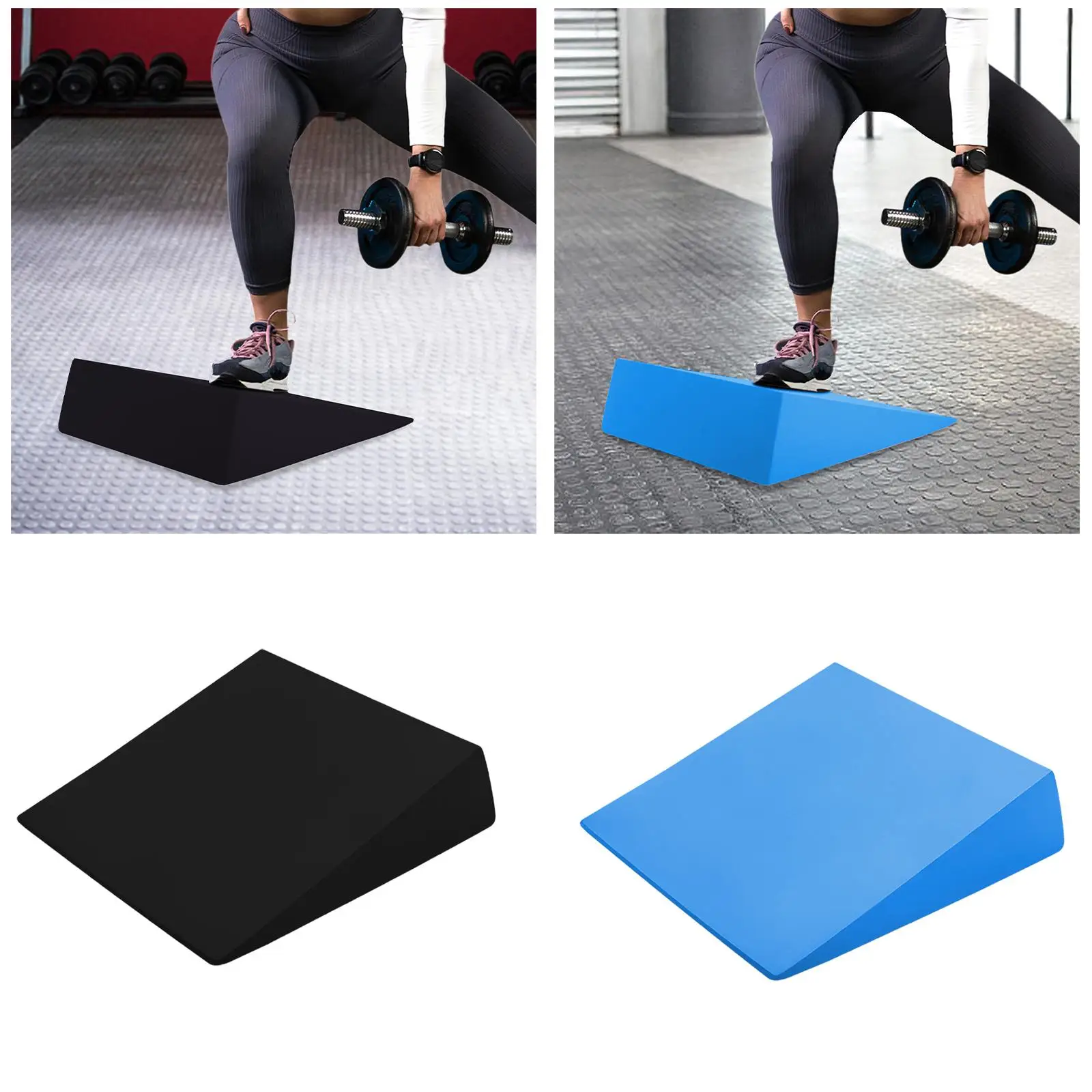 Squat Wedge Yoga Wedge Block, Footrest Cushion Muscle Building Incline Wedge