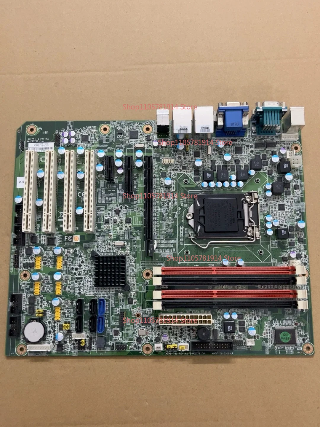 For Original Advantech AIMB-781QG2/QVG Industrial Computer Main Board AIMB-781 Rev A1 Dual Network Port