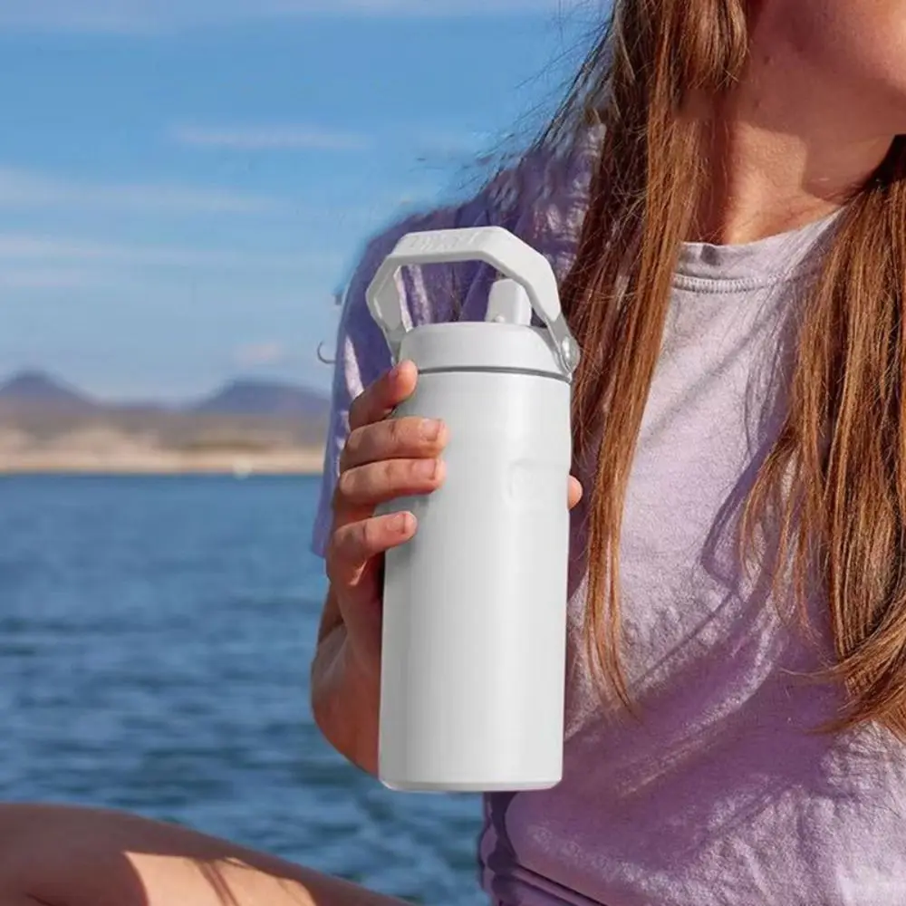 

Portable Stainless Steel Insulated Sports Bottle Leak Proof Double-Layer Vacuum Bottle 16oz Travel Cup School