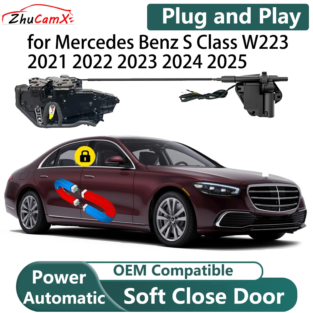 

for Mercedes Benz S Class W223 2021-2025 Automatic Electric Soft Close Door Closer Power Closing Door Comfort Closing System