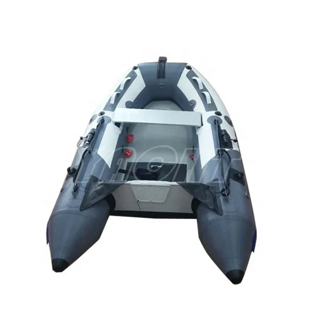 2.3m Small Tender Foldable Aluminum Floor Inflatable Rowing Boat