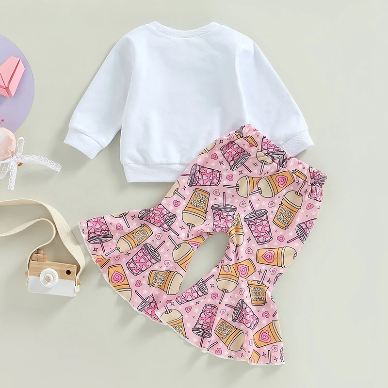 

Toddler Girls Outfit Short Sleeve Round Neck Ice Cream Print T-shirt Drawstring Waist Denim Shorts Set for Summer Beach