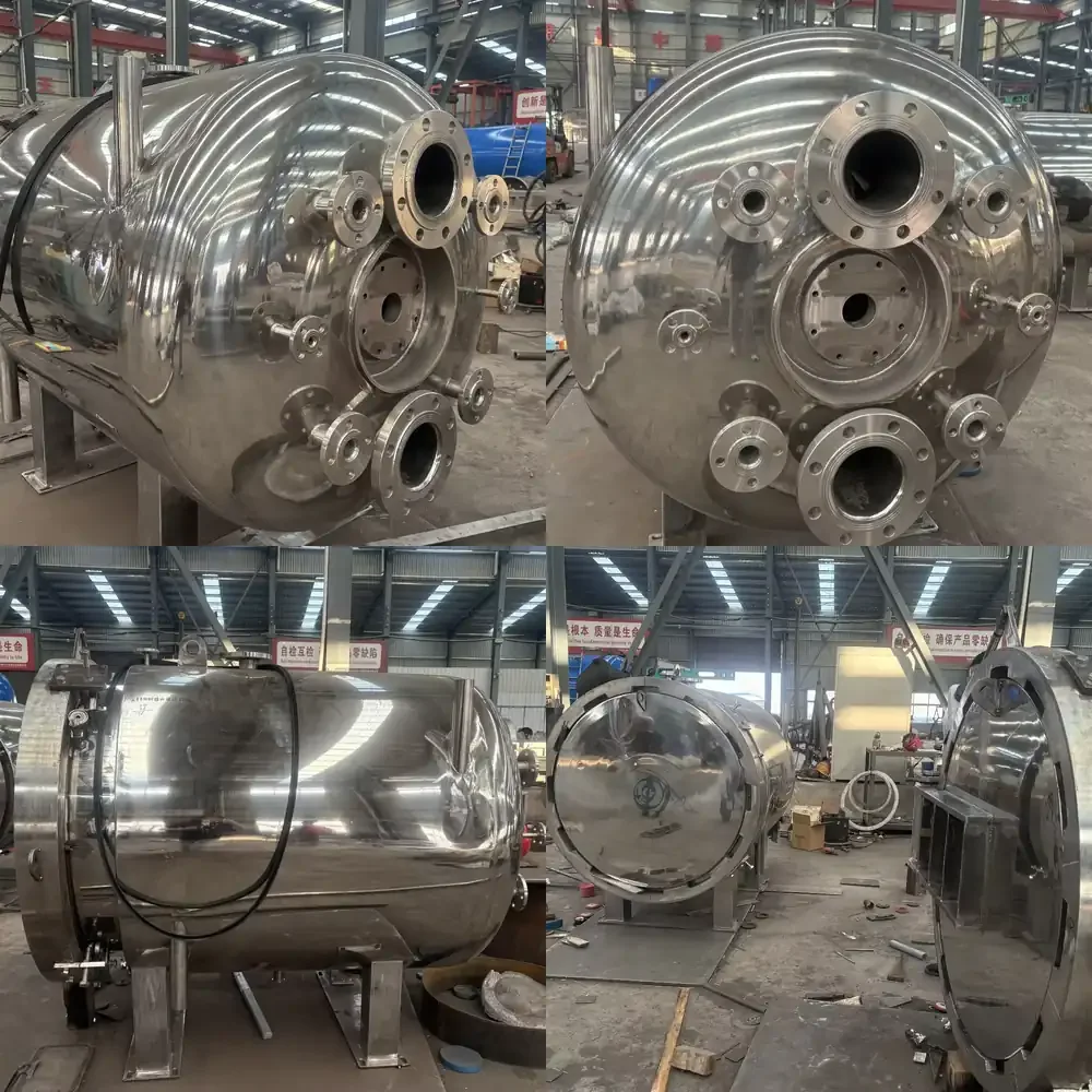 6000L Stainless Steel Glass Reaction Kettle Automatic Motor High Productivity Supplier for Chemical Industry