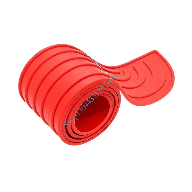 Car Rear Bumper Guard Band, Self-Adhesive Rubber Trunk Entry Cover with Textured Top for Cargo Loading Wear Control