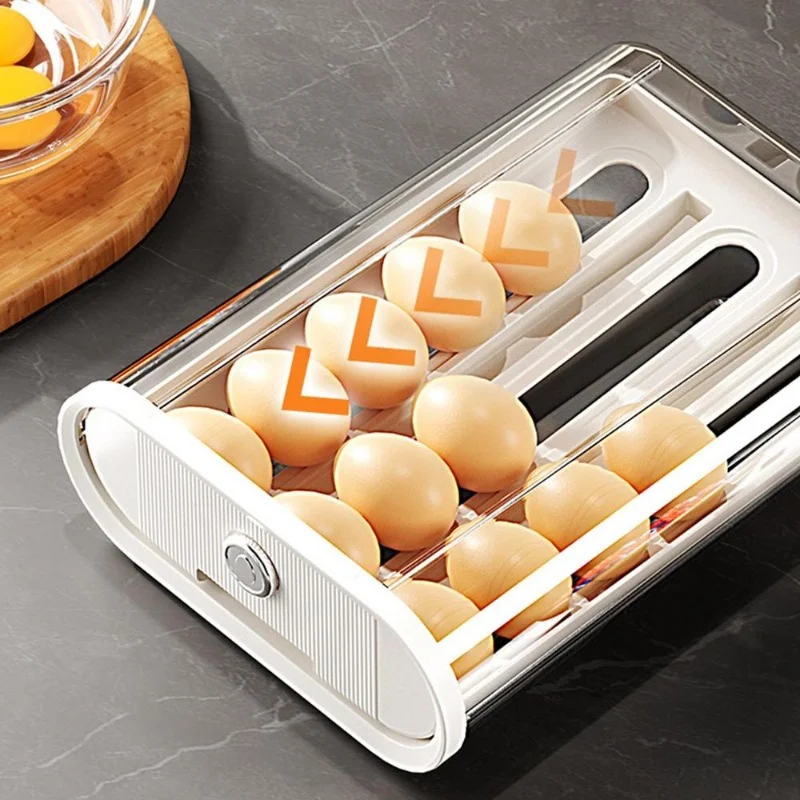 

Fridge Egg Storage Box Kitchen Organizers Drawer Refrigerator Boxes Rack Eggs Fruit Fridge Storage Shelf Kitchen Accessories