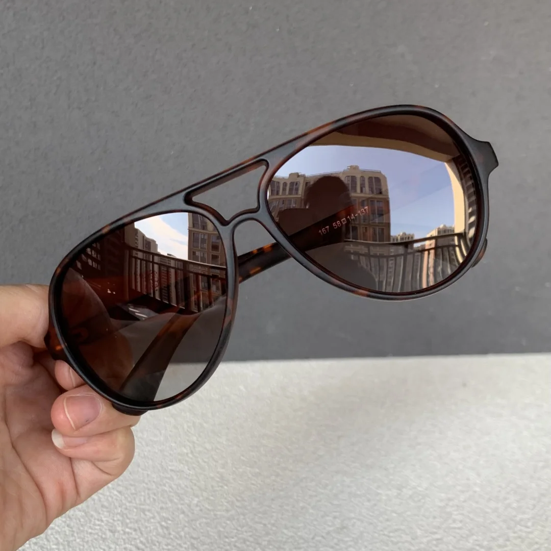 

Pilot Polarized Sunglasses Men Women Vintage Black Tortoise Sun Glasses Luxury Designer Sunglasses for Men Retro Driving Shades