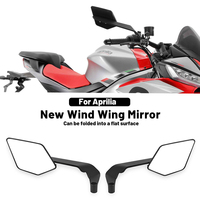 For Aprilia Shiver 900 Caponord 1200 Dorsoduro 750 Dorsoduro1200 tuareg660 SR GT 200 foldable rearview mirror fixed wing ﻿