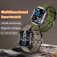 New Multifunctional Smartwatch Bluetooth Call with Flashlight Blood Pressure/Oxygen/ Heart Rate Monitoring Sports Watch