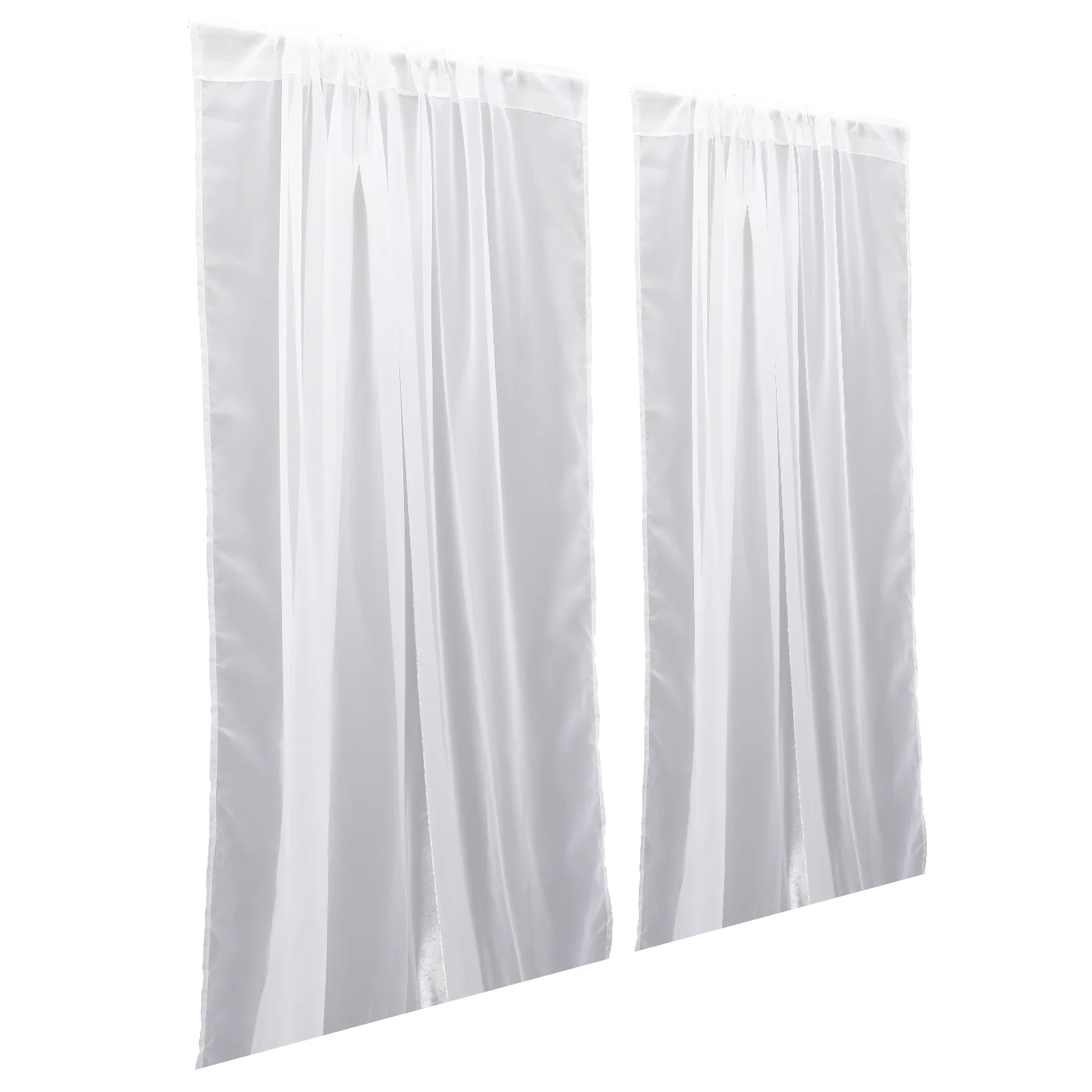 

2Pcs Window Curtains Delicate Sheer Drapery Bedroom Balcony Privacy Decorative Home Accent Drapery,curtains Window Curtains