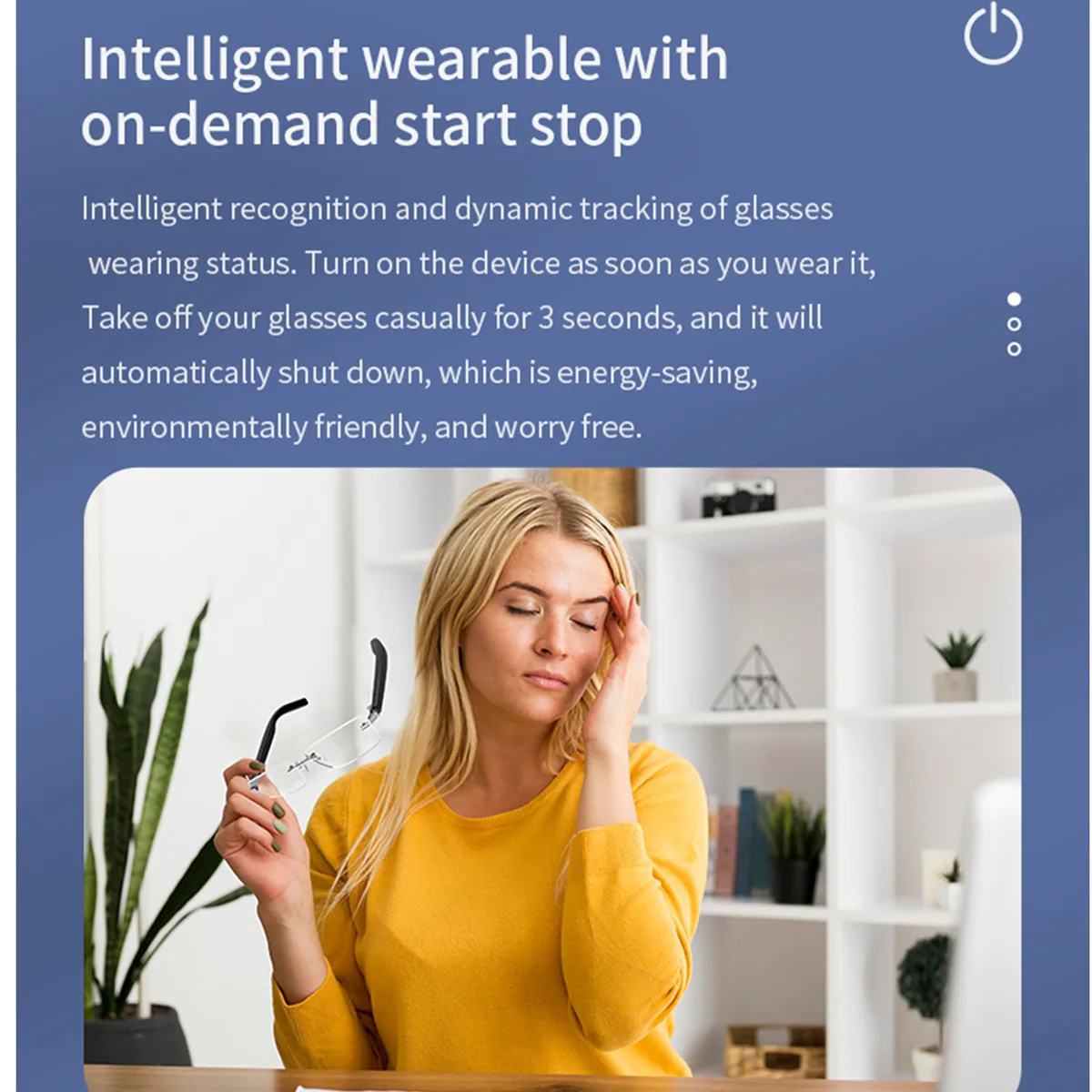 Supporto per occhiali intelligenti Scambio Lenti per miopia Chiamata Bluetooth AI Assistente vocale Navigazione Ascolta brani Occhiali per traduzione intelligente