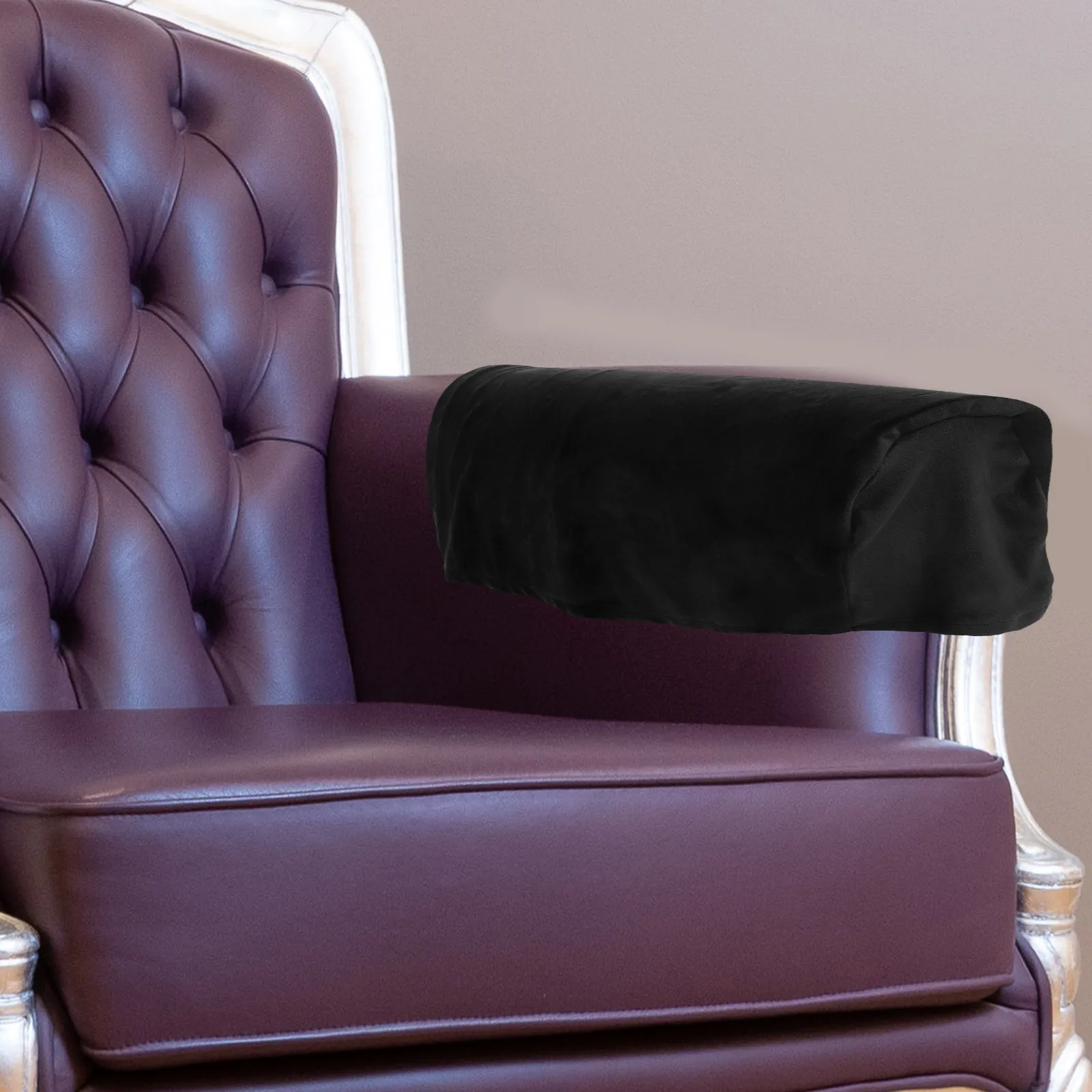 

Elastic Sofa Armrest Cover Anti Slip Thickened Polyester Couch Protector Chair Covers Machine Washable Fits Most
