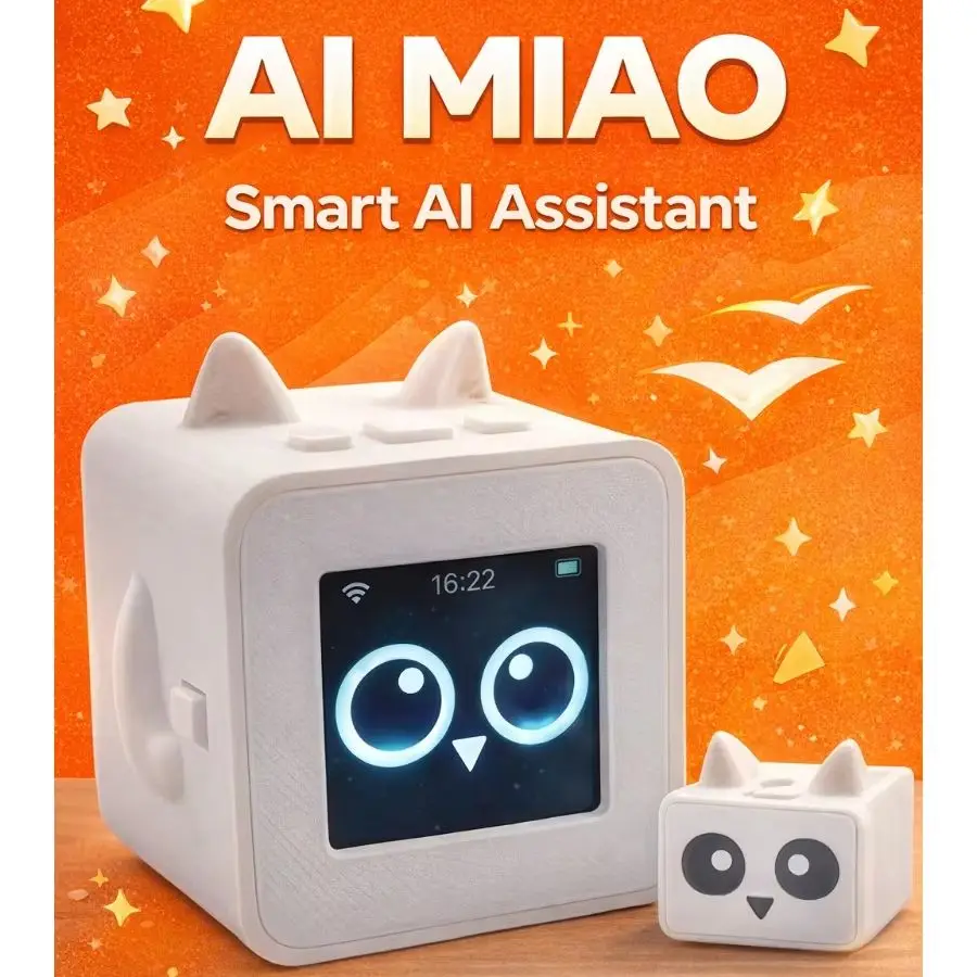 Mini AI Robot | EMO expressions, intelligent voice chatbot, emotional interaction, personalized AI companion, unique gift ideas
