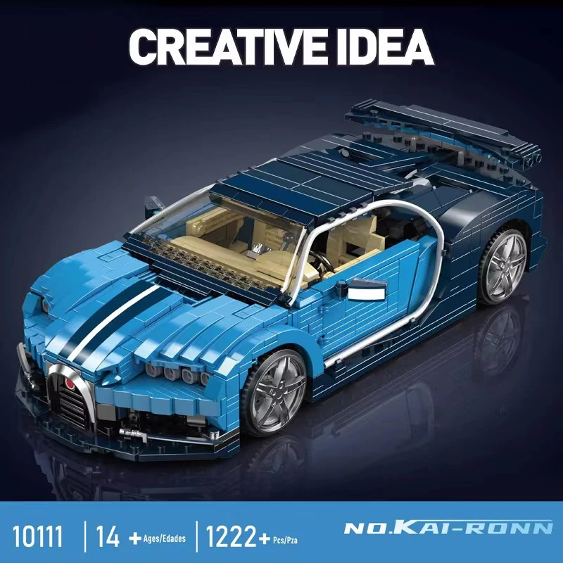 

Mould King Bugat Kai-Ronn Technical Vehicle Model Building Blocks 10111 Racing Car for Adults Toys Set Children Christmas Gift